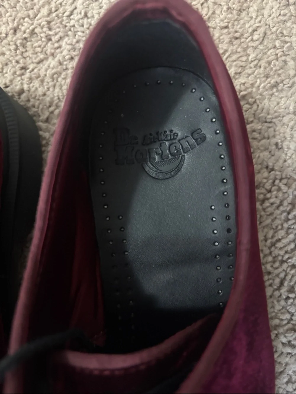 Dr Martens Velvet  Shoes - Picture 3 of 5